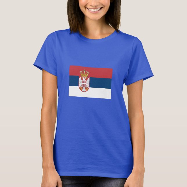 Camiseta Serbia Flag (Frente)