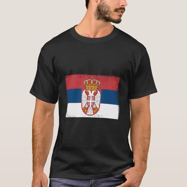 Camiseta Serbia Serbian Serbian Srbija Yugoslavija Belgrade (Frente)