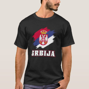 Camiseta Serbian Roots Srbija Sérvios Sérvia Bandeira Sérvi
