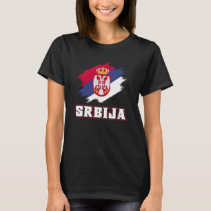 Camiseta Serbian Roots Srbija Sérvios Sérvia Bandeira Sérvi