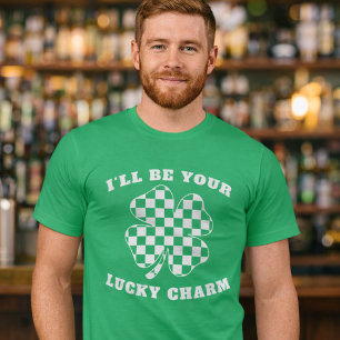 Camiseta Serei Seu Amuleto da Sorte no Dia de São Patrício