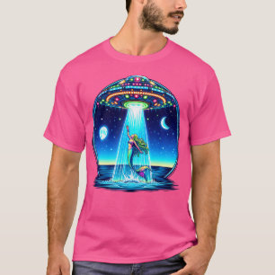 Camiseta Sereia Abdução De Alienígena Invasão Funny Ufo Spa
