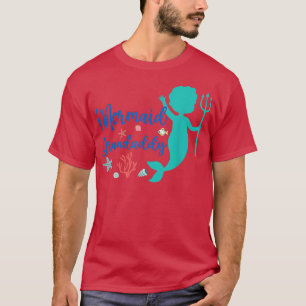 Camiseta Sereia, Avô, Família de Garotas de Aniversário The