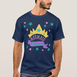 Camiseta Sereia Bonita Oferece Sereia Princesa