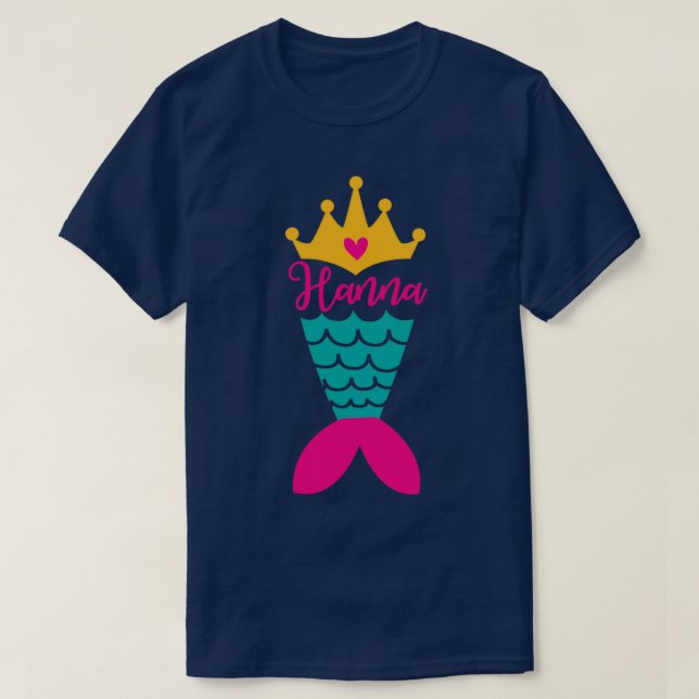 Camiseta Sereia Bonita Oferece Sereia tai (Frente do Design)