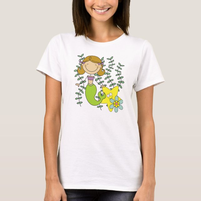 Camiseta Sereia Brown Haired (Frente)