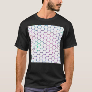 Camiseta Sereia Colores Pescoço Colheita Colmeia Colmeia Pa