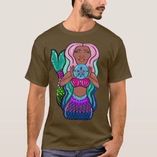 Camiseta Sereia com dólar de areia