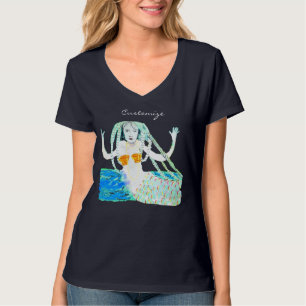 Camiseta Sereia com Dreadlocks Thunder_Cove