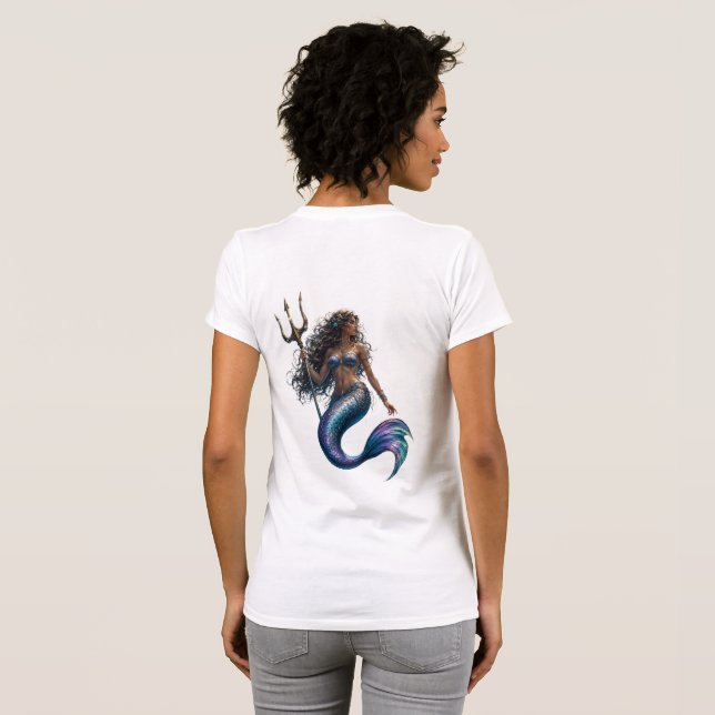 Camiseta Sereia com Lança (Parte Traseira Completa)