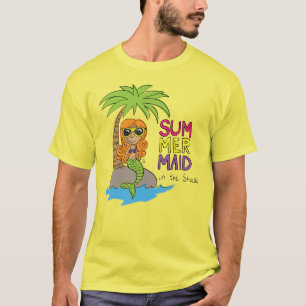 Camiseta Sereia Cute Kids