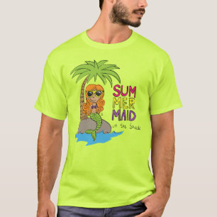 Camiseta Sereia Cute Kids