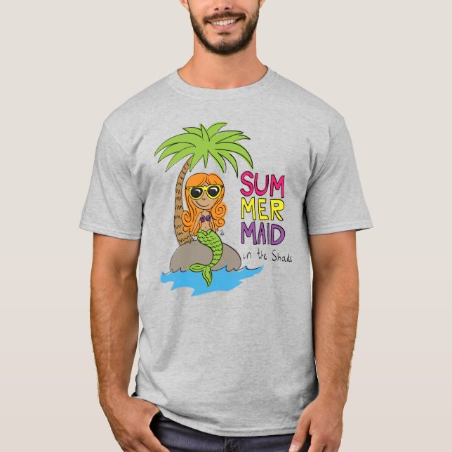 Camiseta Sereia Cute Kids (Frente)