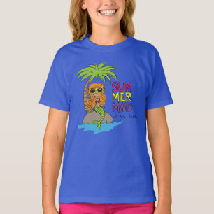 Camiseta Sereia Cute Kids
