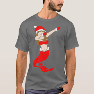 Camiseta Sereia de Natal dos Papais noeis