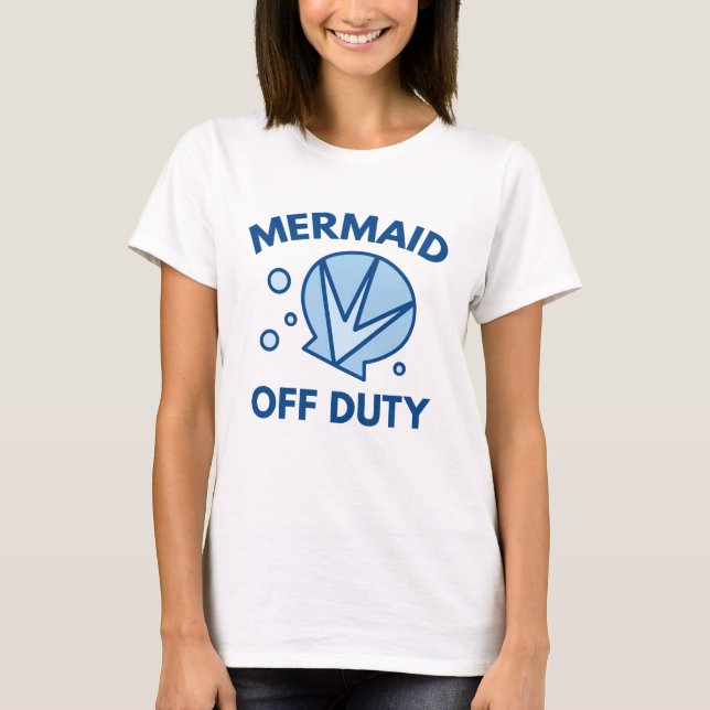 Camiseta Sereia de serviço (Frente)