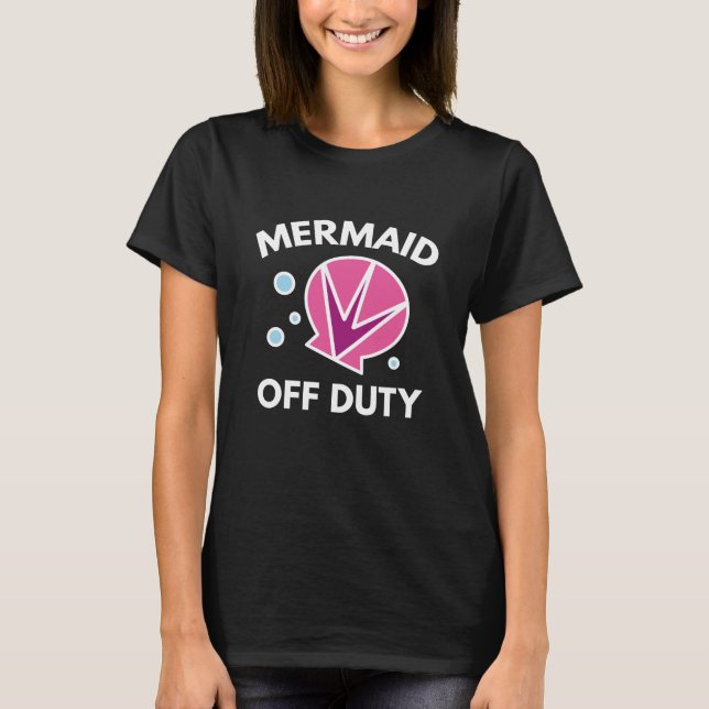 Camiseta Sereia de serviço (Frente)