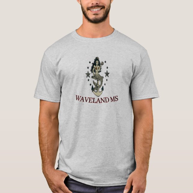 Camiseta Sereia de Waveland MS (Frente)