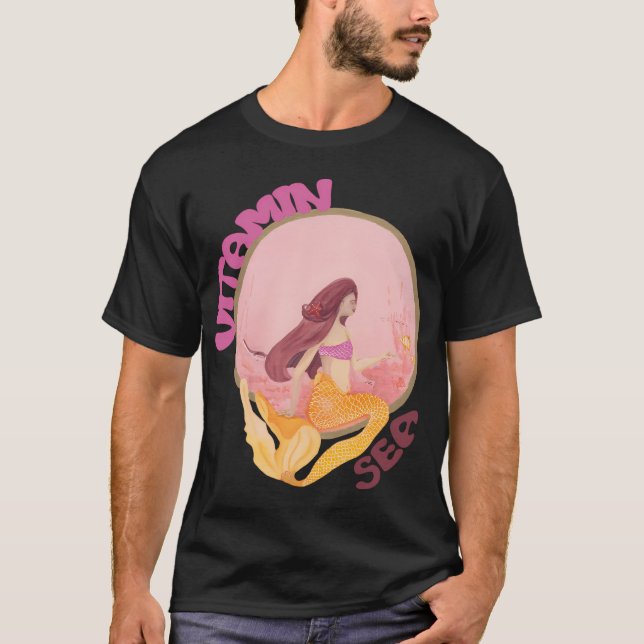 Camiseta Sereia do Mar Arábico - Mar de Vitamina (Frente)