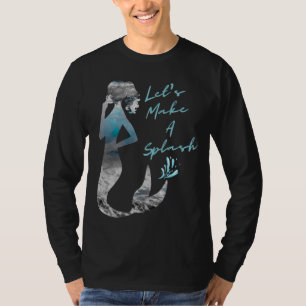 Camiseta Sereia do Oceano Vamos Fazer um Splash