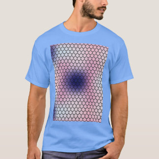 Camiseta Sereia do Pastel do Holograma Iridescente