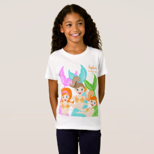 Camiseta Sereia e amigos, Festa de aniversário feminino