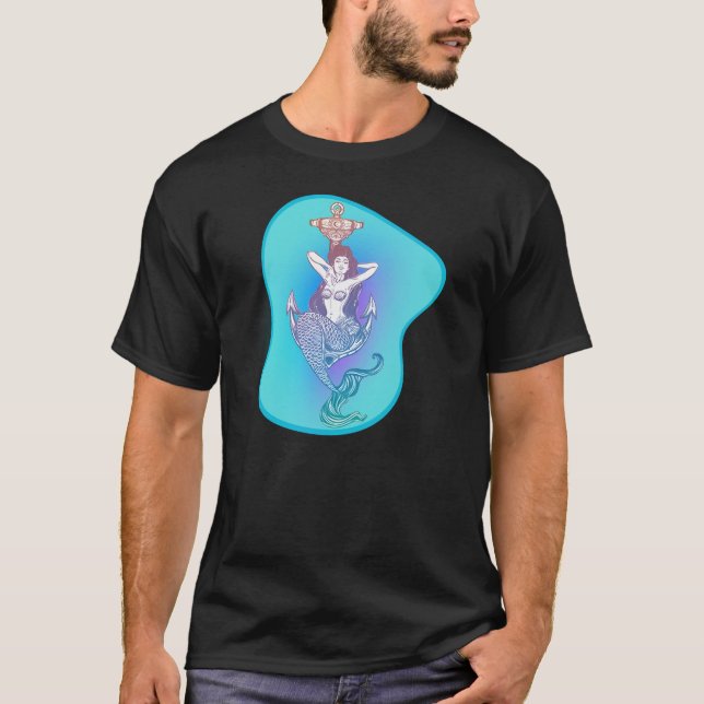 Camiseta Sereia e Âncora (Frente)