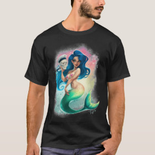Camiseta Sereia e Marinheiro