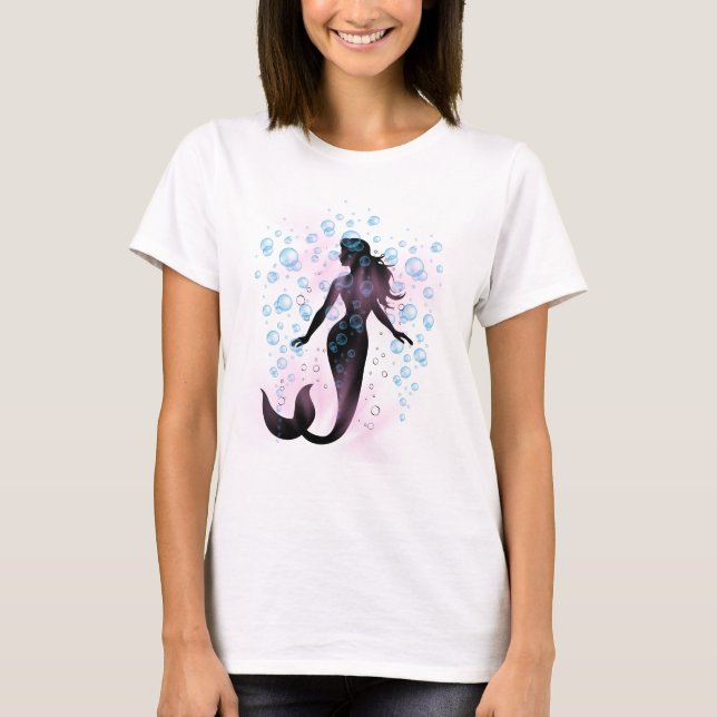 Camiseta Sereia em Marés Suaves (Frente)