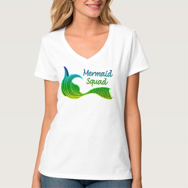 Camiseta Sereia em Verde (Frente)