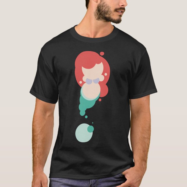 Camiseta Sereia - estilo Minimalista (Frente)