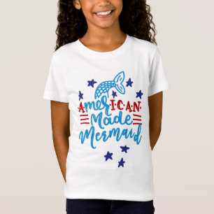 Camiseta Sereia feita americana. Provérbios bonitos