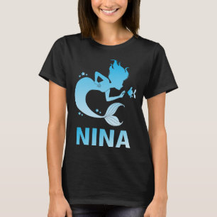 Camiseta Sereia Feliz - Nina Nome