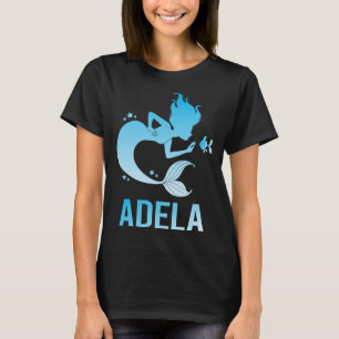 Camiseta Sereia Feliz - Nome Adela