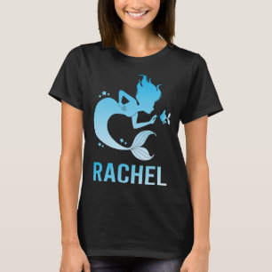 Camiseta Sereia Feliz - Nome da Rachel