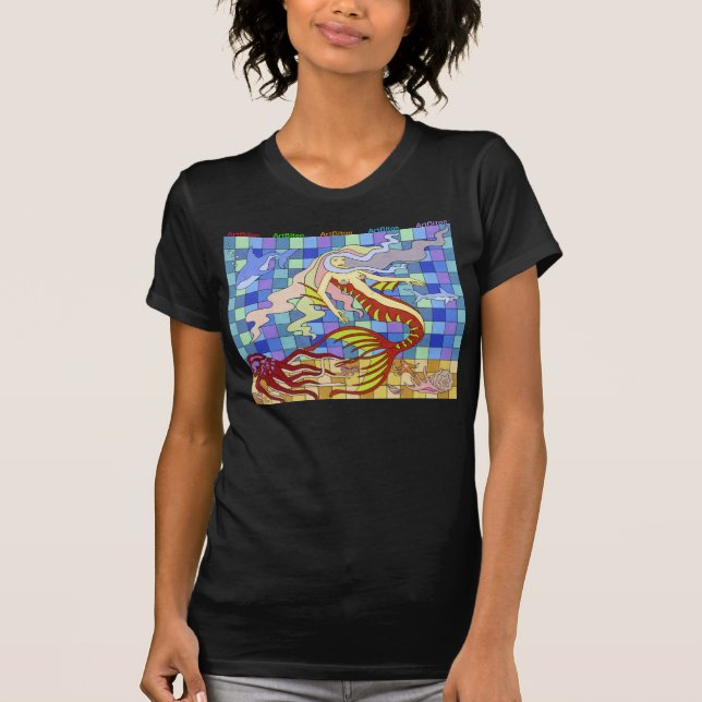 Camiseta "sereia" feminino (Frente)