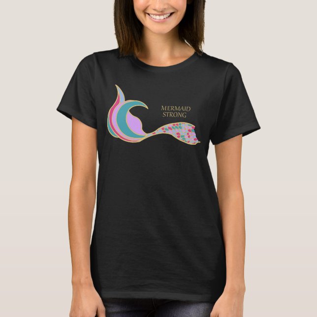 Camiseta Sereia Forte Sereia Escuro (Frente)