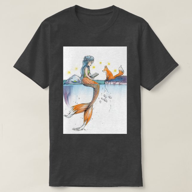 Camiseta Sereia Foxtail (Frente do Design)