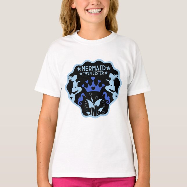 Camiseta Sereia Gêmeas (Frente)