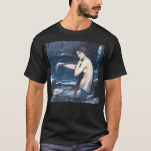Camiseta Sereia - John William Waterhouse - Azul