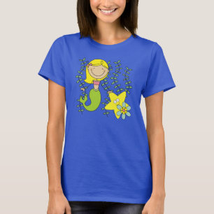 Camiseta Sereia loura