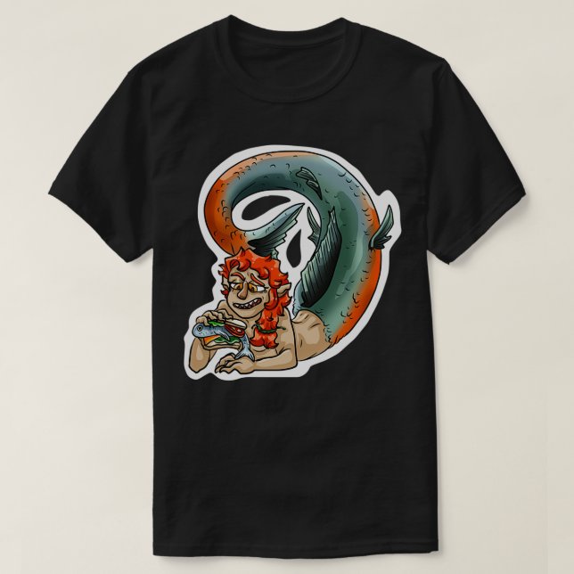 Camiseta Sereia Lunchbreak (Frente do Design)