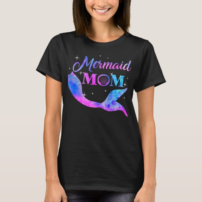 Camiseta Sereia Mãe Dia de as mães Engraçado (Frente)