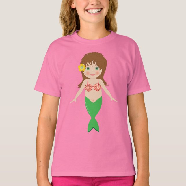 Camiseta Sereia mais superficial (Frente)