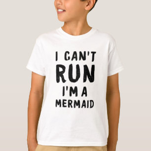 Camiseta Sereia Menina Sereia Arte Marinha Engraçada Presen