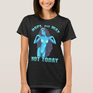 Camiseta Sereia Não Nah Nunca Mulher Melanin Queen Merm