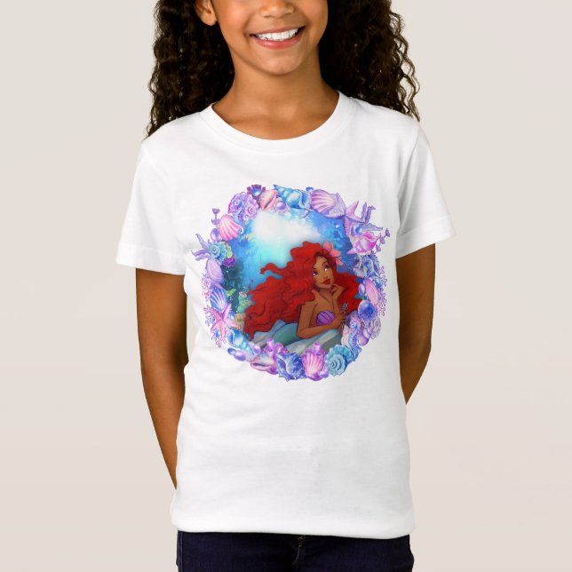 Camiseta Sereia Negra, Ariel (Frente)