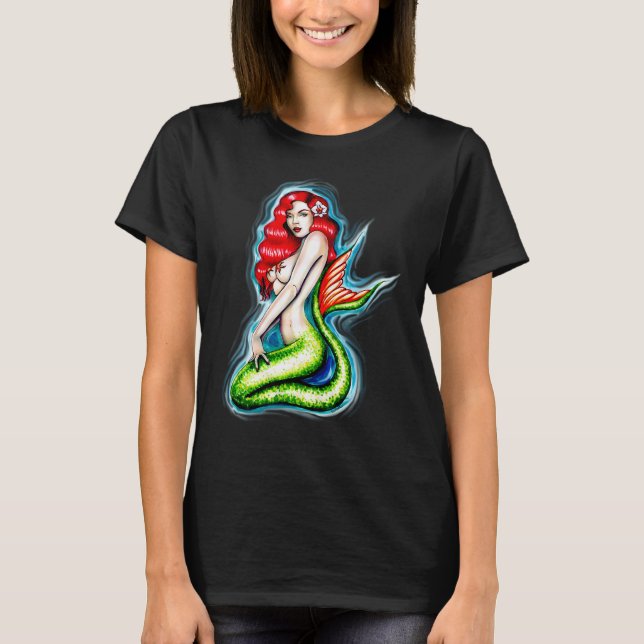 Camiseta Sereia Orquídea (Frente)