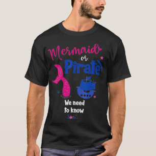 Camiseta Sereia ou Pirata Precisamos Saber A Revenda De Gê