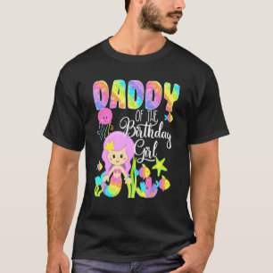 Camiseta Sereia, Pai De Aniversário Da Família Birthday Gir